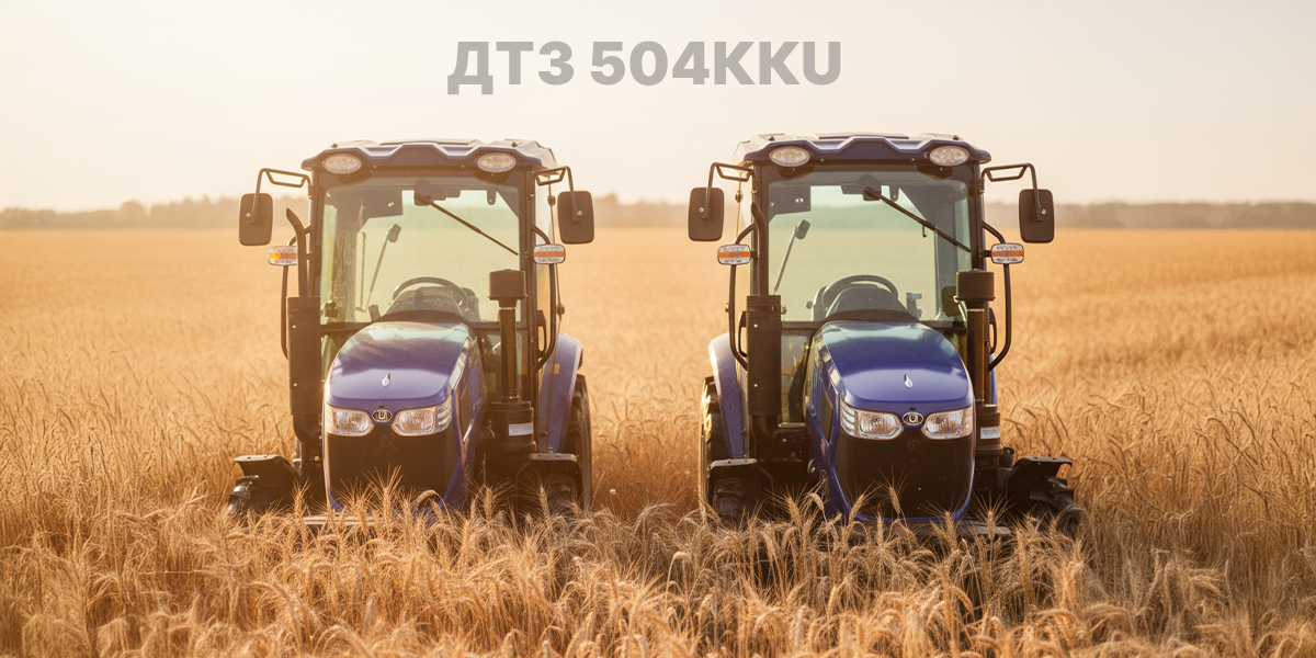 Новый трактор «ДТЗ 504ККU» — 50 сил турбодизельной уверенности с первого оборота!
